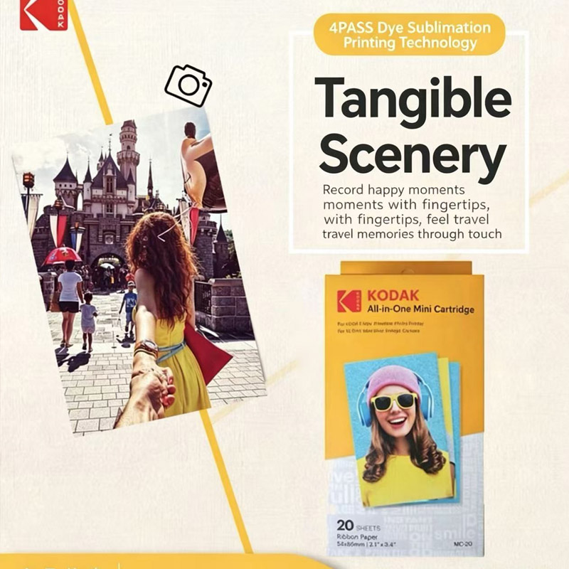 Ink Blotter Paper - Genuine KODAK All-in-One C210 Paper Cartridges