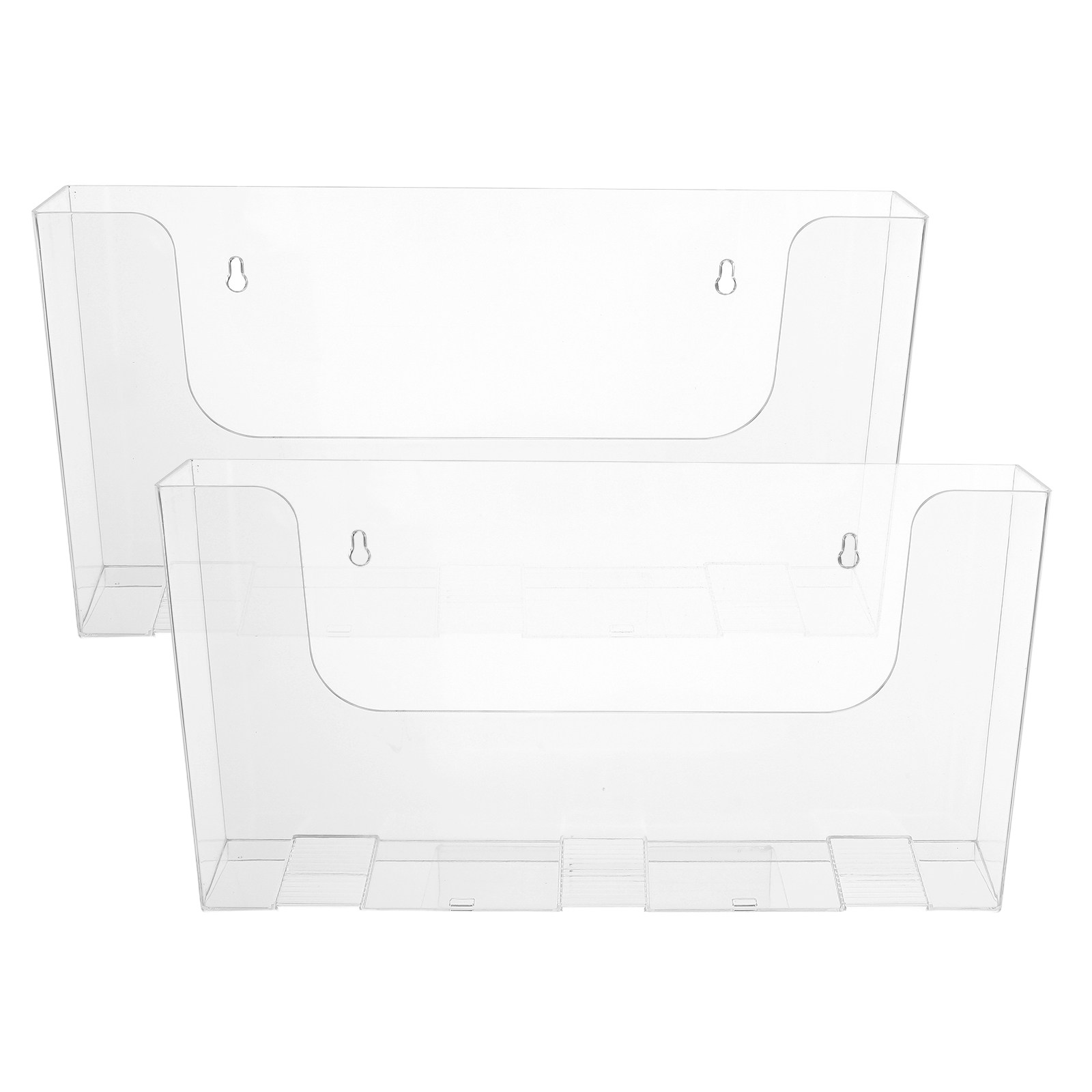 2Pcs Acrylic Wall File Holder  - đánh giá và giá Magazine Holder Rack