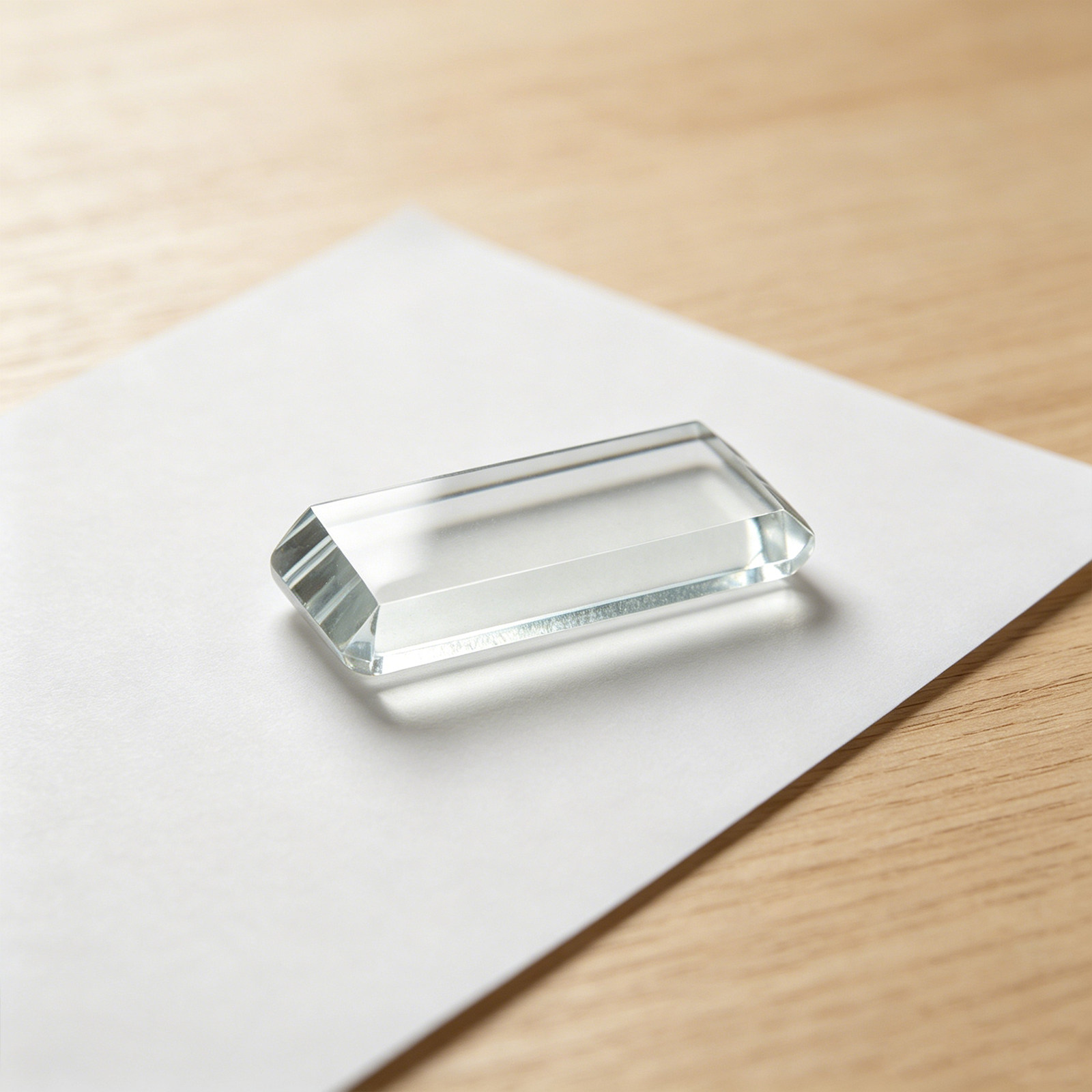 2Pcs Clear Glass Paperweight D - đánh giá và giá Book Weight Glass