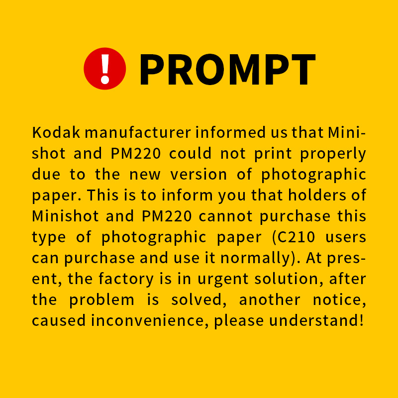 Genuine KODAK All-in-One C210  - đánh giá và giá Ink Blotter Paper